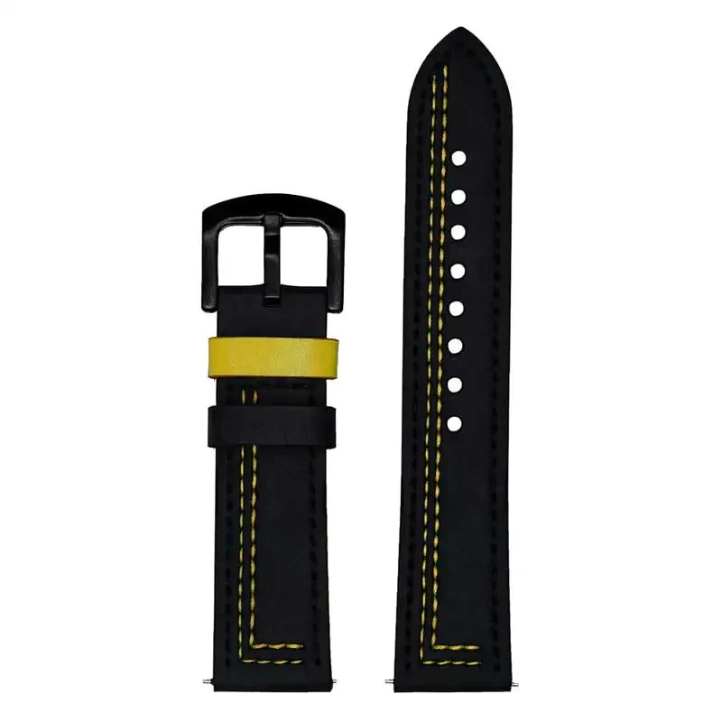 Black and yellow adjustable strap