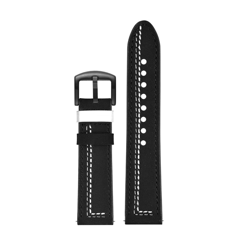 Black and white adjustable strap